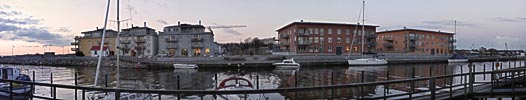 Panorama över Lomma hamn Panorama över Lomma hamn