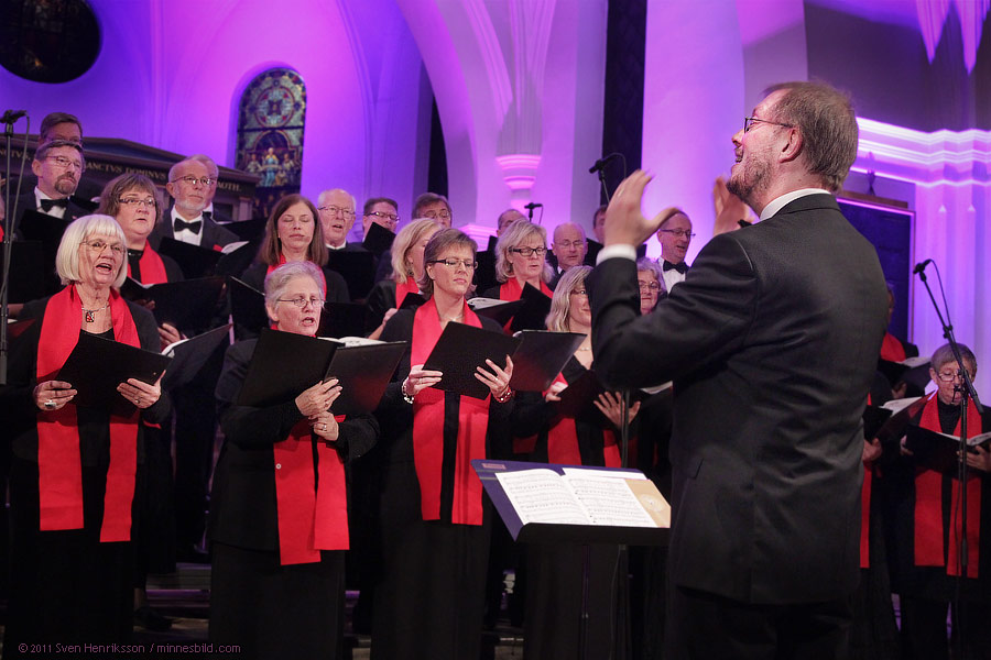Vocal Six och Lomma Kyrkok�r julkonsert i Lomma kyrka (minnesbild.com)