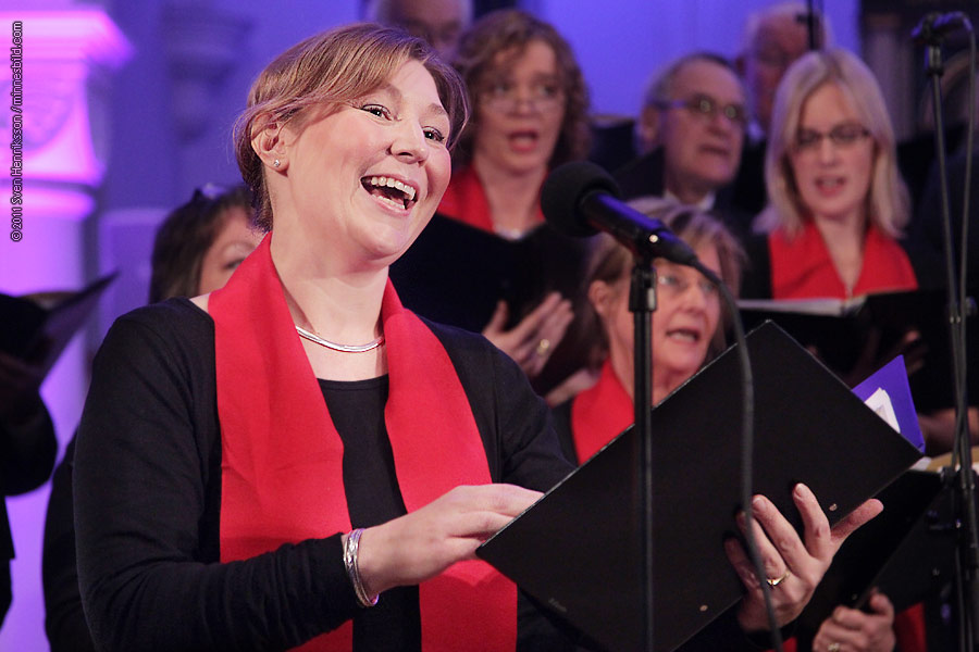 Vocal Six och Lomma Kyrkok�r julkonsert i Lomma kyrka (minnesbild.com)
