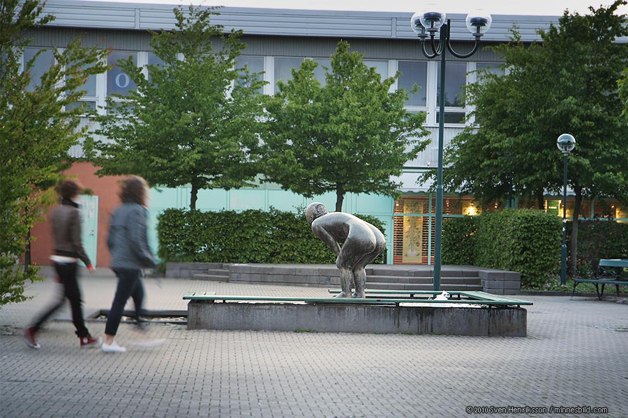 Torget i Lomma. Gamla Lommabilder. Sven Henriksson minnesbild.com